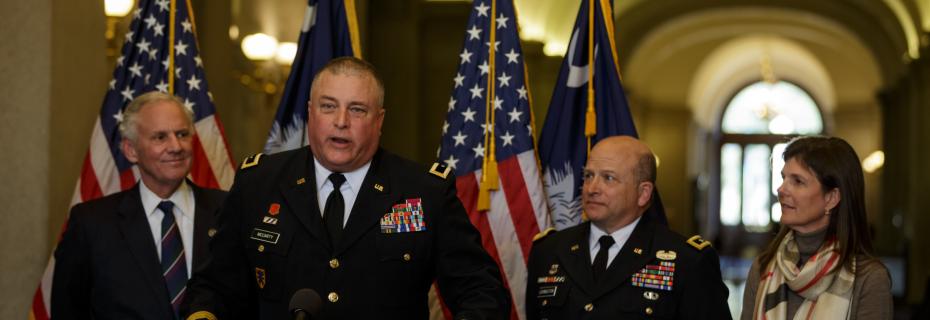 General McCarty is accounted as the next SC Adjutant General